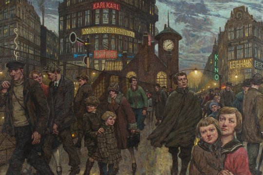 Hans Baluschek
Großstadtlichter, 1931
Öl auf Leinwand
© Stiftung Stadtmuseum Berlin/Reproduktion: Michael Setzpfandt, Berlin 