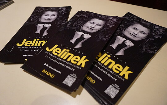 KulturKINO Elfriede Jelinek- Die Sprache von der Leine lassen Foto:Grit Kümmele