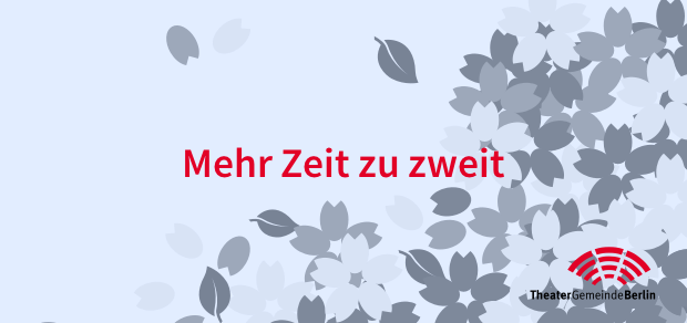 Geschenkmotiv: Blütennmotiv mit Text - Mehr Zeit zu zweit