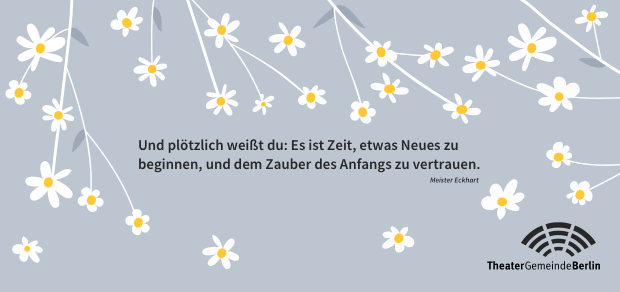 Geschenkmotiv: Und plötzlich weißt du: Es ist Zeit, etwas Neues zu beginnen, und dem Zauber des Anfangs zu vertrauen.