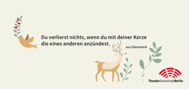 Geschenkmotiv: Du verlierst nichts, wenn du mit deiner Kerze die eines anderen anzündest.