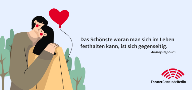 Geschenkmotiv - Zitat: Das Schönste woran man sich im Leben festhalten kann, ist sich gegenseitig
